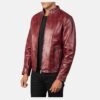 Alex-Distressed-Burgundy-Leather-Jacket-1.jpg Alex Distressed Burgundy Leather Jacket