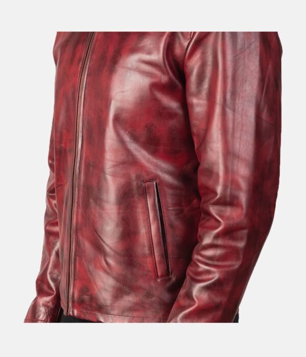 Alex-Distressed-Burgundy-Leather-Jacket-5.jpg Alex Distressed Burgundy Leather Jacket