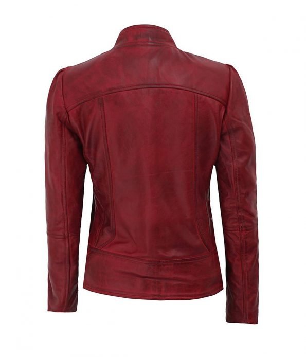 Slim Fit Biker Leather Jacket