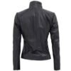 Arezzo-Black-Slim-Fit-Leather-Jacket.jpg SlimFit Motorcycle leather Jacket for Women