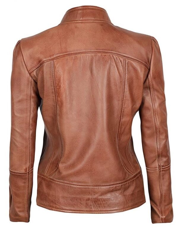 Slim Fit Biker Leather Jacket