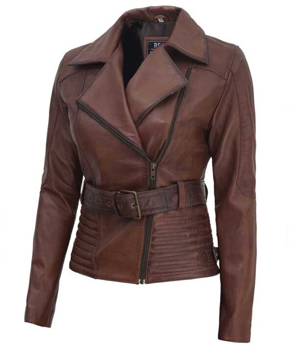 Brown_Womens_Moto_Jacket.jpg Quilted Biker Leather Jacket