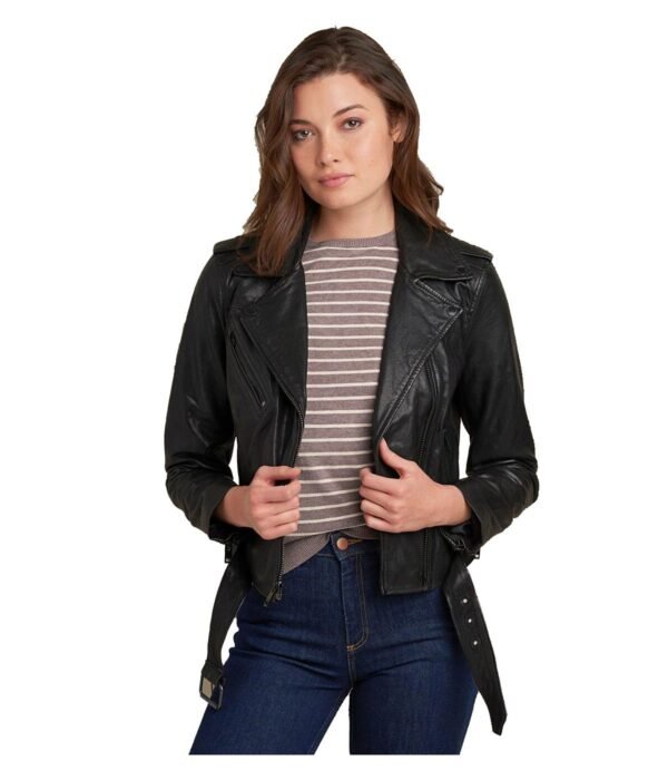 Carly Motorcycle leather Jacket