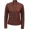 Carrie-Brown-Slim-Fit-Leather-Jacket-Women-2.jpg Women Carrie Brown Slim Fit Leather Jacket