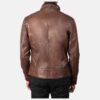Darren Brown Leather Biker Jacket