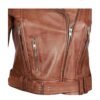 Elisa Womens Light Brown Leather Jacket