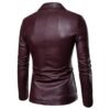 Men's Leather Slim Fit Coat Fashion Stylish Blazer