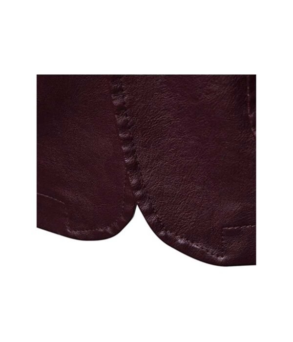 Men's Leather Slim Fit Coat Fashion Stylish Blazer