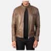 Gatsby-Mocha-Leather-Biker-Jacket-1.jpg Gatsby Mocha Leather Biker Jacket