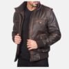 Glen-Street-Brown-Leather-Bomber-Jacket-4.jpg Glen Street Brown Leather Bomber Jacket