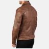 Brown Shirt Style Leather Jacket