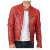 Men's Lambskin Leather Biker Jacket