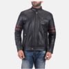 Monza-Black-Maroon-Leather-Biker-Jacket-1.jpg Black & Maroon Leather Biker Jacket