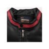 Winter Stand Collar Motorcycle Slim Style Leather Jacket collar