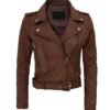 Nellie-Women-Leather-Dark-Brown-Biker-Jacket-1.jpg Nellie Women Leather Dark Brown Biker Jacket