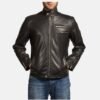Black Leather Biker Jacket