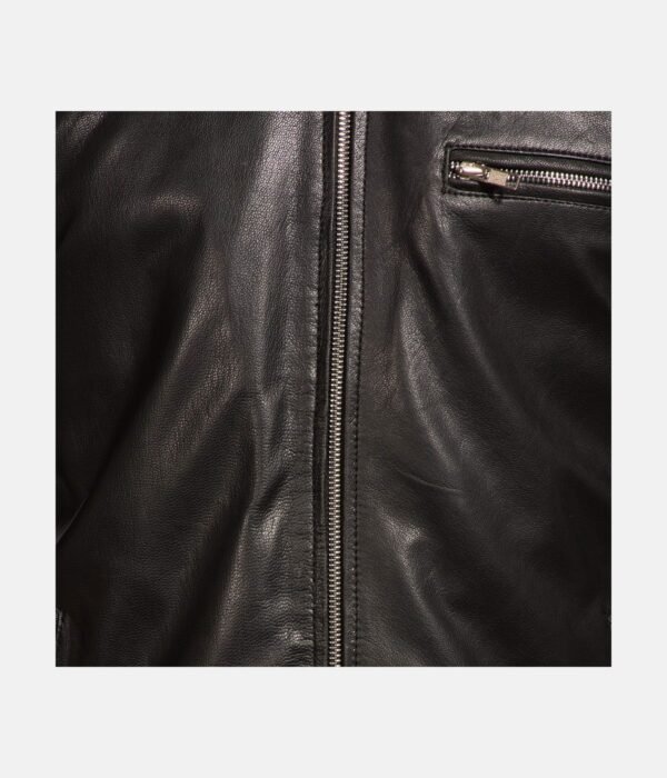 Black Leather Biker Jacket