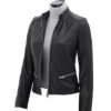 Rachel-Womens-Black-Slim-Fit-Leather-Jacket-2.jpg Womens Black Leather Jacket in Slim Fit Style