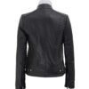 Rachel-Womens-Black-Slim-Fit-Leather-Jacket-4.jpg Womens Black Leather Jacket in Slim Fit Style