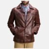Brown Notch Style Leather Jacket