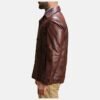 Brown Notch Style Leather Jacket