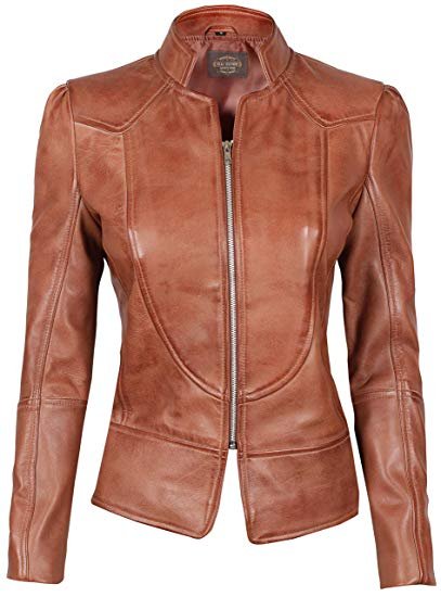 Slim Fit Biker Leather Jacket