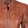 Slim Fit Biker Leather Jacket