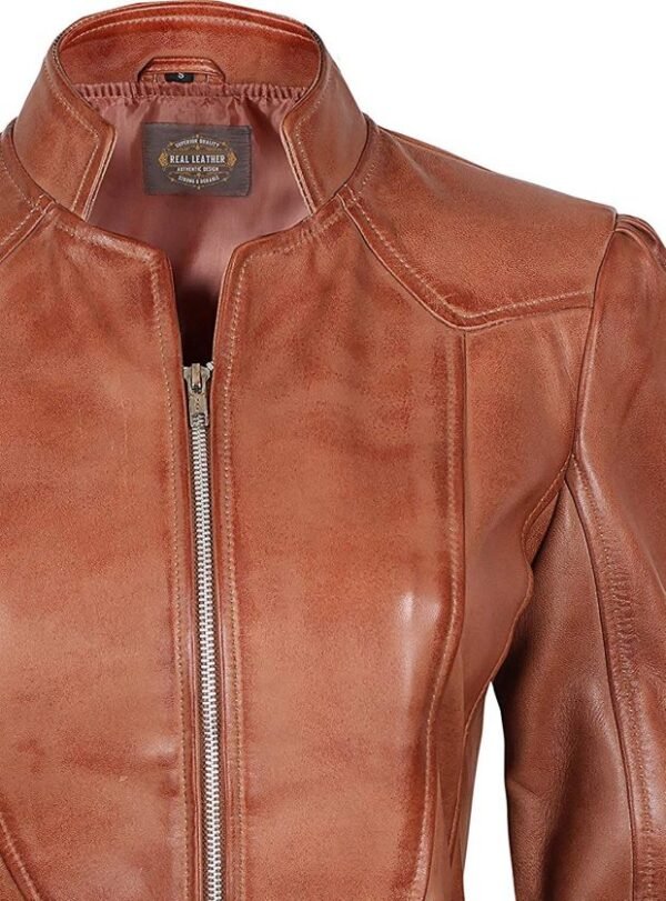 Slim Fit Biker Leather Jacket