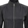 Cafe Racer Black Leather Jacket