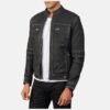 Youngster Distressed Black Leather Jacket