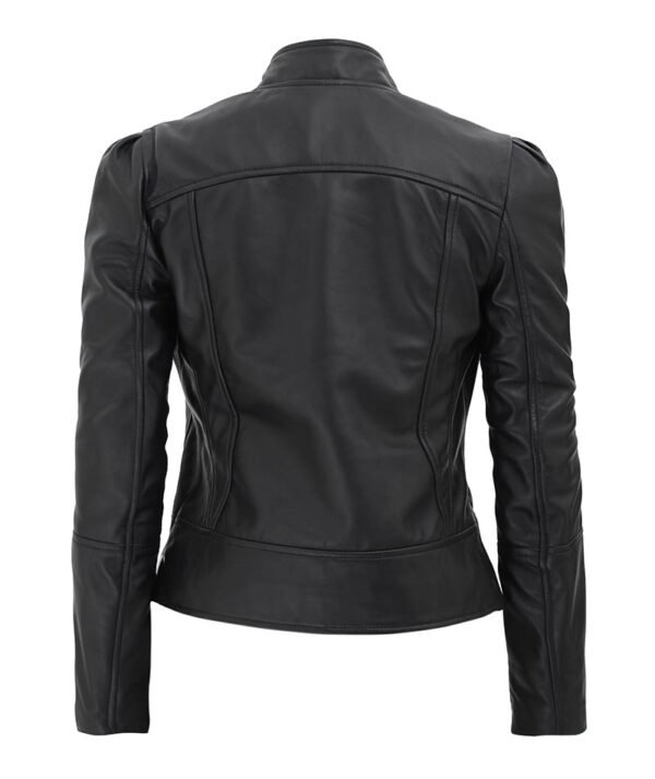 Slim Fit Biker Leather Jacket