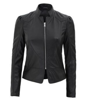 Slim Fit Biker Leather Jacket